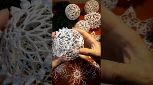 ?Шары на ёлку крючком.? окончание.