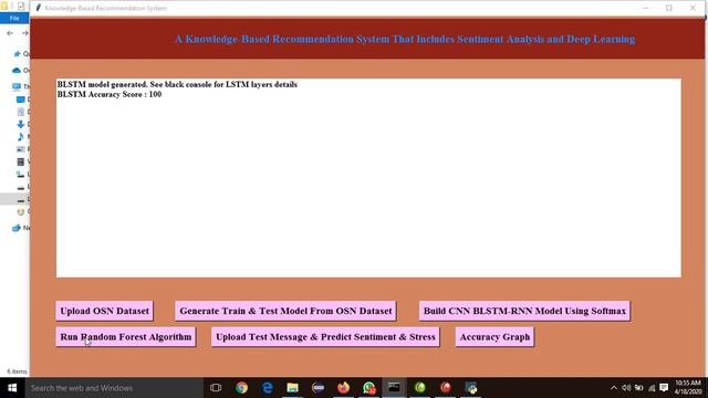 A Knowledge Based Recommendation System That Includes Sentiment Analysis and Deep Learning смотреть онлайн