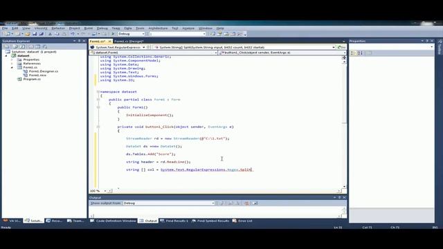 Из Txt в DataGridView (начало) смотреть онлайн