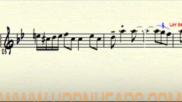 Kathy Jensen's funk saxophone solo on "Lady Dude" w/transcription смотреть онлайн