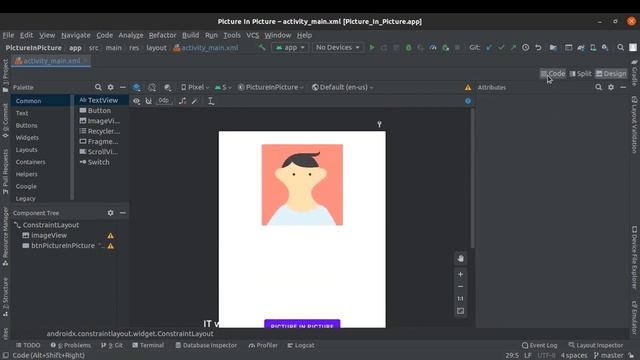 ANDROID - PICTURE IN PICTURE TUTORIAL IN JAVA смотреть онлайн