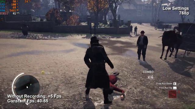 Assassin's Creed Syndicate [2019] GT 1030 + i3 4150 смотреть онлайн
