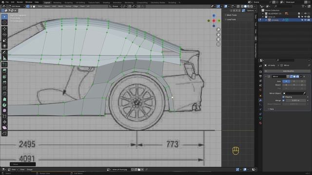 HOW TO make car in Blender - Dot method смотреть онлайн