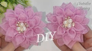 Красивые банты из органзы / DIY