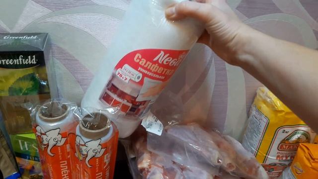 Закупка продуктов в январе