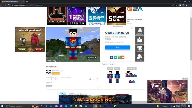 HOW to GET a Custom SKIN in Minecraft 1.19 (Make & Change Minecraft Skin) 2022 смотреть онлайн