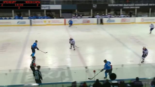 ХК Оренбург - ХК Чебоксары, 4:3 смотреть онлайн