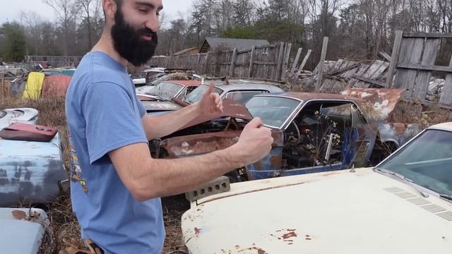 Exploring Junkyard Full Of Abandoned Mustangs, Muscle Cars, Classic Cars - Chasing Crappy Cars Ep.2