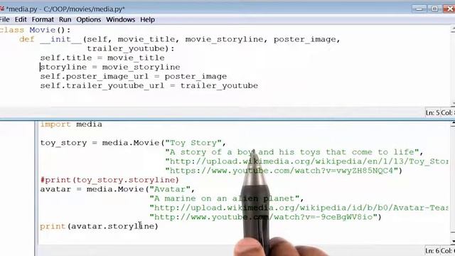 Lesson 3a (Make Classes)_Movie Website | 13. Removing Self | Python Programming смотреть онлайн