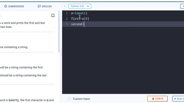 first and last character #ccbp4 #python #nextwave (assignment-1a) смотреть онлайн