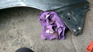 восстановление крыльев ауди 100 с4 -варим шпатлюем красим