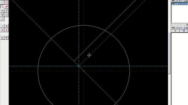 3 Qcad Обрезка Окружность и паз смотреть онлайн