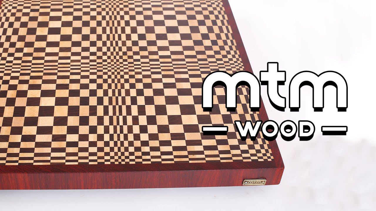 Making a "Butterfly" 3D end grain cutting board смотреть онлайн