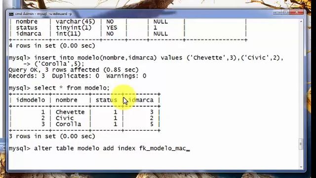 Clase de claves primarias y foráneas - Entrega 2(MySQL) - parte 3/4 смотреть онлайн