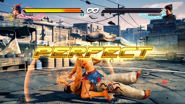 Ballbusting In Game TEKKEN7 ジョシーvsカズヤ