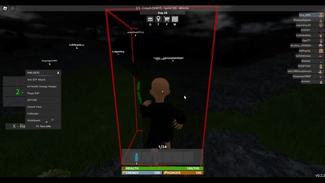 Roblox SCP-096 Script - Anti Attack | Inf Energy | Inf Hunger | ESP смотреть онлайн