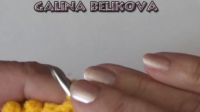 Обвязка края Двойные бусинки смотреть онлайн