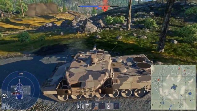 [War Thunder] German predator Leopard 2a5 && Leopard 2K gameplay смотреть онлайн