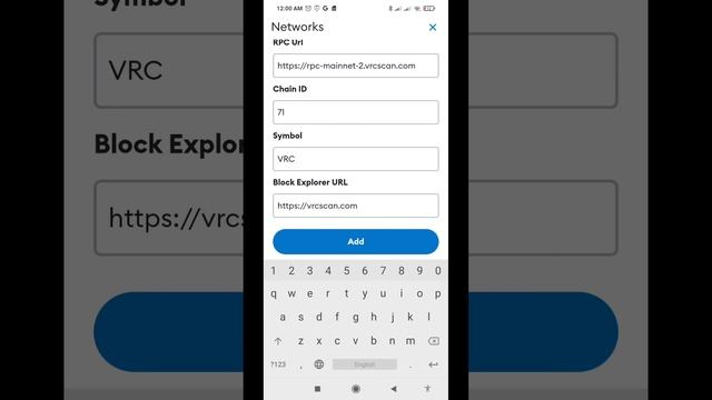 How to add VRC Mainnet in Trust Wallet and MetaMask смотреть онлайн