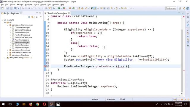 Predicate - Builtin Functional Interface смотреть онлайн