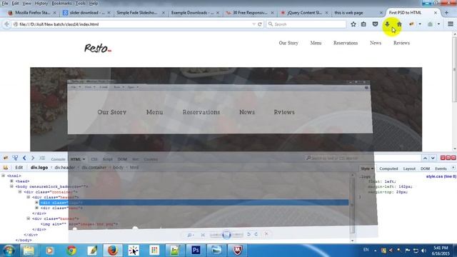 PSD to HTML part 3 смотреть онлайн