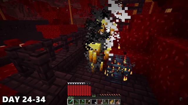 I Survived 100 Days as a Wither in Minecraft Hardcore (HINDI) смотреть онлайн