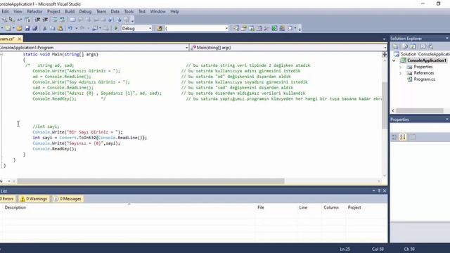 C# DERSLERİ / BÖLÜM 4 : Console.ReadLine VE Convert.To METODLARI смотреть онлайн