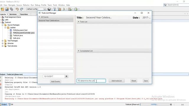 Todo List Management System (JAVA) смотреть онлайн