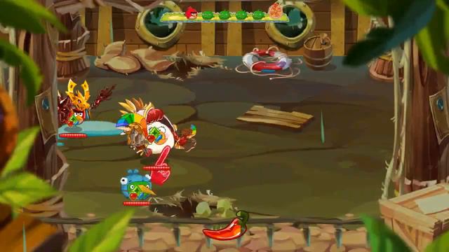 Angry Birds Epic Wednesday Dungeon Gameplay Play as Elite Samurai & Elite Cleric (FT Merchant Pig) смотреть онлайн