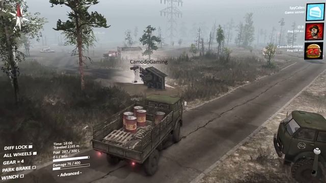 TRUCKING NEAR CHERNOBYL! - Spintires Multiplayer Gameplay смотреть онлайн