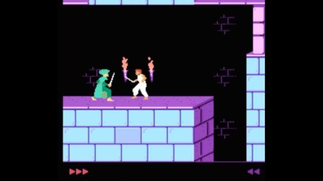 Dendy (Famicom,Nintendo,Nes) 8-bit Prince of Persia Level 2