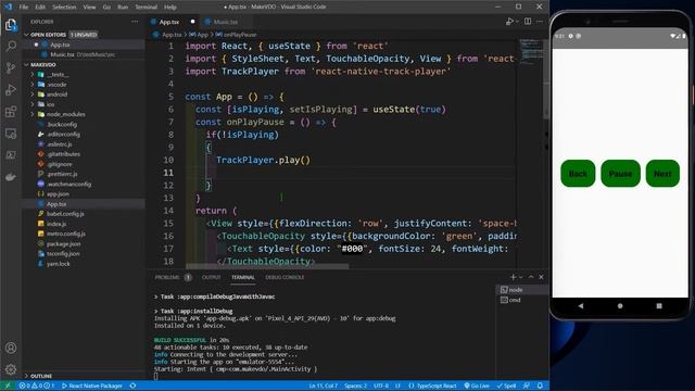 ការសិក្សាពី ការប្រើប្រាស់ Package Track Player React Native ដោយប្រើប្រាស់ TypeScript смотреть онлайн
