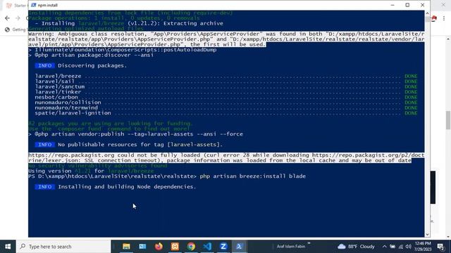 Laravel 10 Full Course #03 Install Laravel Breeze смотреть онлайн
