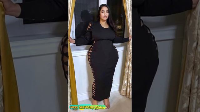 Big Plus Size Model Miss Diamond Doll Facts | Great Fashion | Bio | Wiki | Career смотреть онлайн