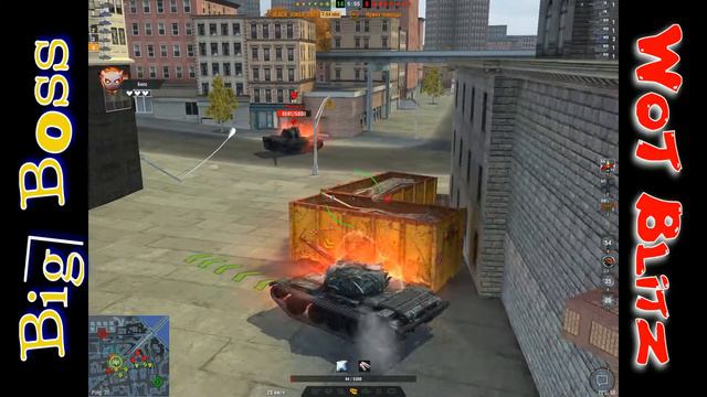 WOT BLITZ | BIG BOSS - Неплохой бой Т-54 обл. #WotBlitz смотреть онлайн