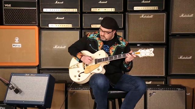 Gretsch Masterbuilt 1955 White Falcon Relic  •  SN: UC12110824