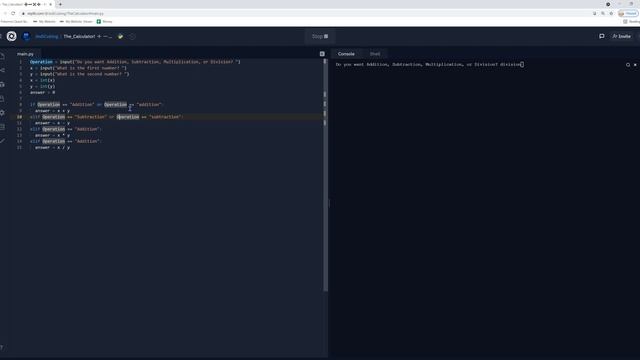 Toutorial to make a Calculator in Python, SUPER EASY First Project Level смотреть онлайн
