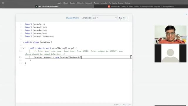 #15 Getting Hands-on in Java | HackerRank | Solving problem one - by - one| in Mac M1 смотреть онлайн