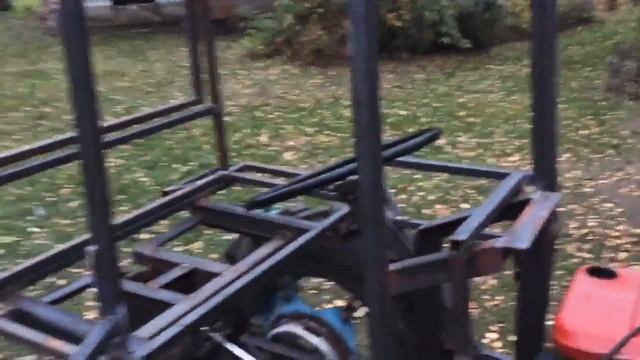 Самодельная кабина для минитрактора с мотоблока часть 2 смотреть онлайн