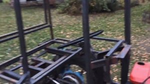 Самодельная кабина для минитрактора с мотоблока часть 2