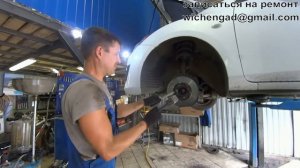 замена тормозных дисков / Mazda 3 BL