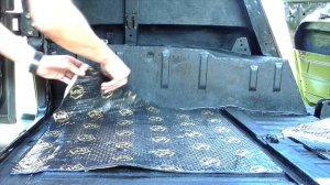 Работа над салоном УАЗ. Виброизоляция