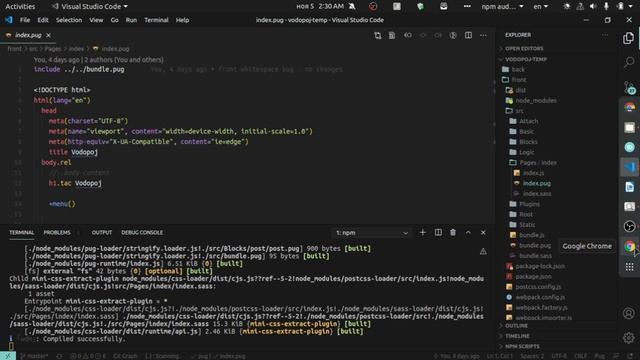 Введение в Webpack. 3. Команды смотреть онлайн