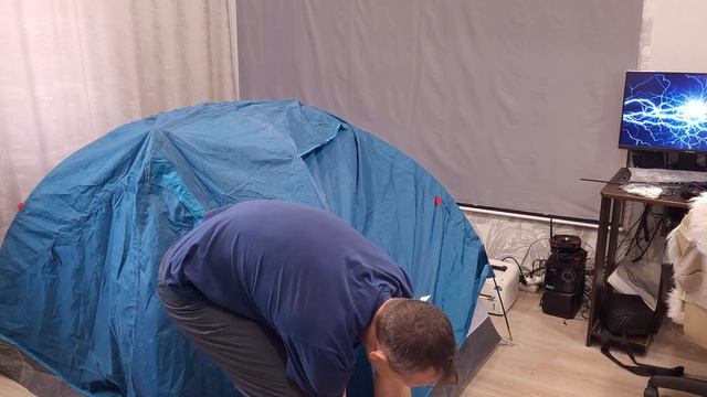 Краткий обзор трекинговой двухместной палатки Decathlon Quechua Arpenaz 2+