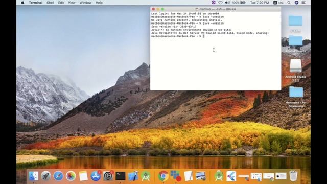 Java Installation on macOS Catalina смотреть онлайн