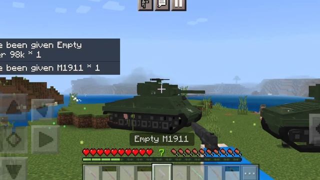 3D Gun Mod WW2 Western Front V2 In Minecraft PE / Bedrock #mcpeaddon #minecraft