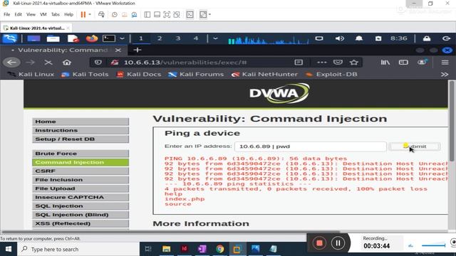 Command Injection Vulnerability | Owsap Top Ten | https://bit.ly/3epIVfJ смотреть онлайн