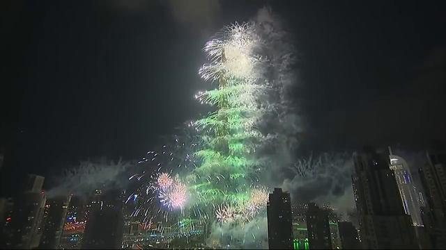 Новогодний салют Дубай / New Year's fireworks in Dubai [HD] смотреть онлайн