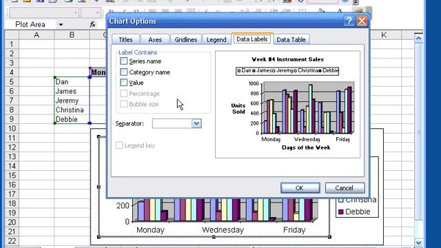 MS Excel 2003 Basic ( Charts and Graphs ) Lesson - 19 смотреть онлайн