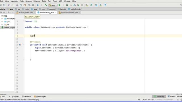 (Webview) with Enter Url feature Androidstudio tutorial смотреть онлайн
